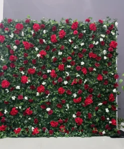 8x8 Flower Wall (Green/Red)